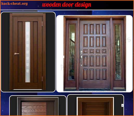 wooden door design screenshot