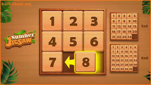Wooden Number Jigsaw screenshot