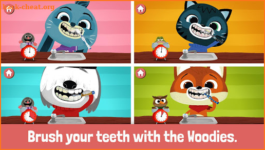 WoodieHoo Brushing Teeth screenshot