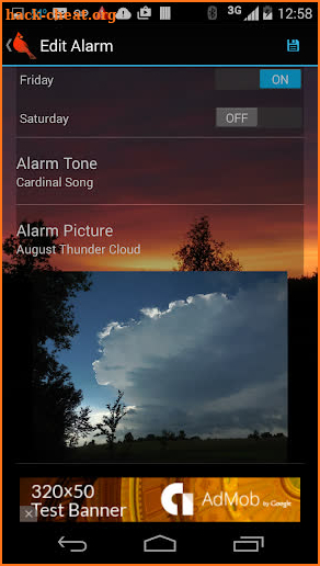 Woodland Alarm Clock screenshot