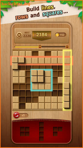 WoodPuz - Wood Block Puzzle screenshot