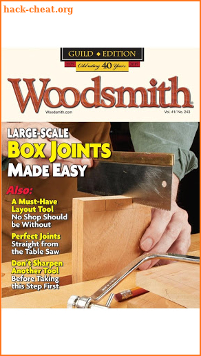 Woodsmith Magazine screenshot
