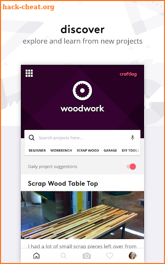 Woodworking screenshot