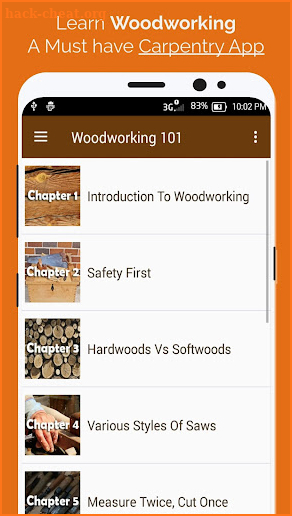 Woodworking 101 - Woodwork Lessons screenshot