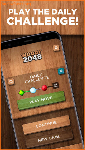 Woody 2048 screenshot