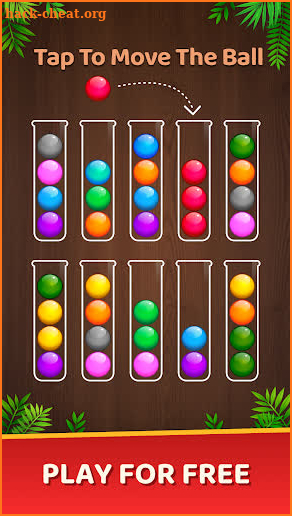 Woody Ball Sort - Puzzle Game screenshot