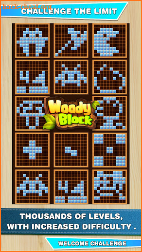 Woody Block : Level Master - Brain Test Game screenshot