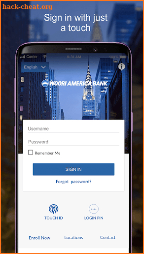Woori America Bank Mobile screenshot