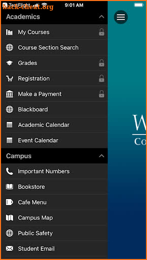 Wor-Wic Community College Mobile App screenshot