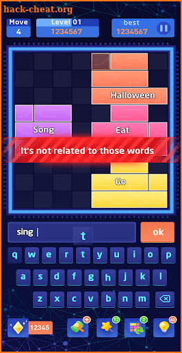 Word Blast-AI powered word game screenshot