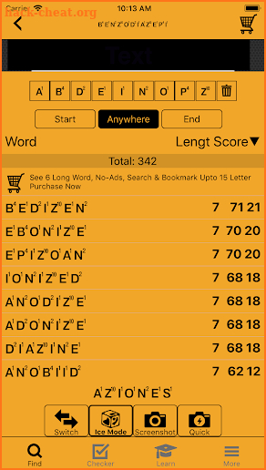 Word Cheat for Board Games - Scrabble|Wordfeud|WWF screenshot