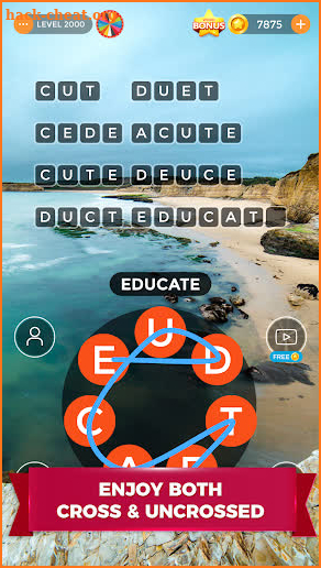 Word Cross: Crossy Word Game - with Uncrossed screenshot