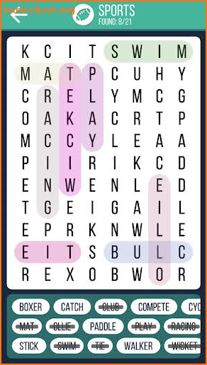 Word Cross: Free Word Search Puzzle Learning Games screenshot
