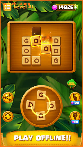 Word Cross Jungle : Legend Crossy Puzzle screenshot