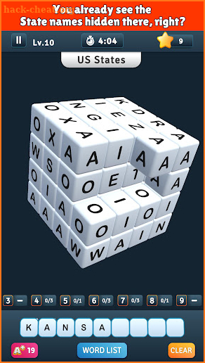 Word Cube Pro screenshot