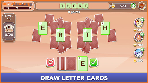 Word Deal Card Game Word Games screenshot