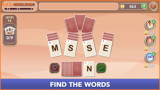 Word Deal Card Game Word Games screenshot