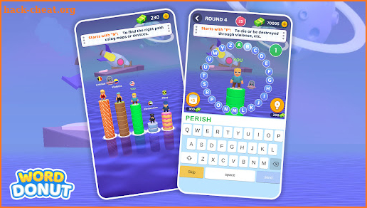 Word Donut: Text Typing Games screenshot
