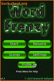 Word Frenzy ™ screenshot
