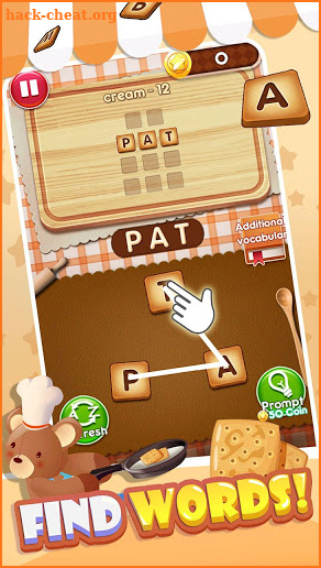 Word Game - Bear Bakery screenshot