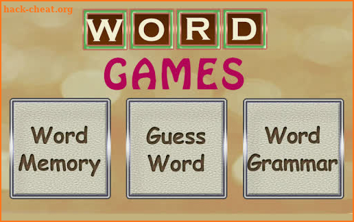 Word Games - Test and improve your Vocabulary screenshot