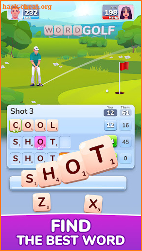 Word Golf: Fairway Clash screenshot
