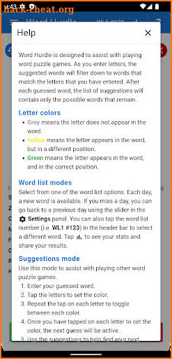 Word Hurdle screenshot