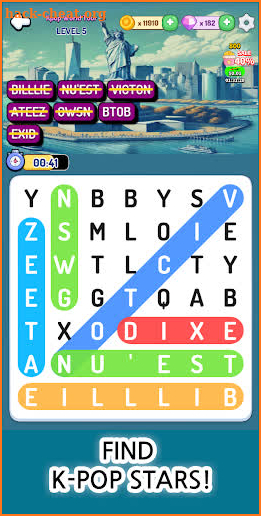 Word Kpop Search screenshot