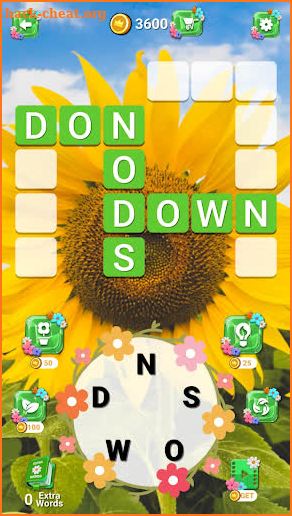 Word Link Flower- Crossword screenshot