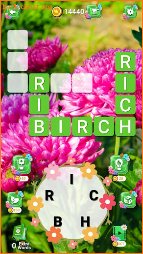 Word Link Flower- Crossword screenshot