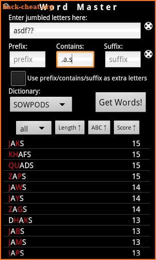Word Master ™ screenshot