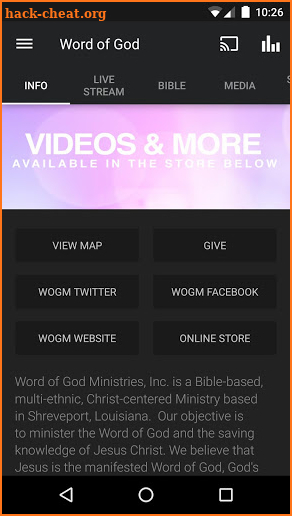 Word of God Ministries screenshot