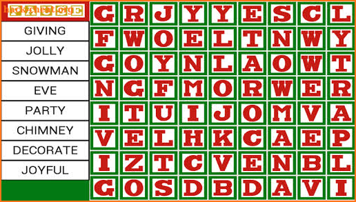 Word Owl's Word Search - Christmas Holiday Find screenshot