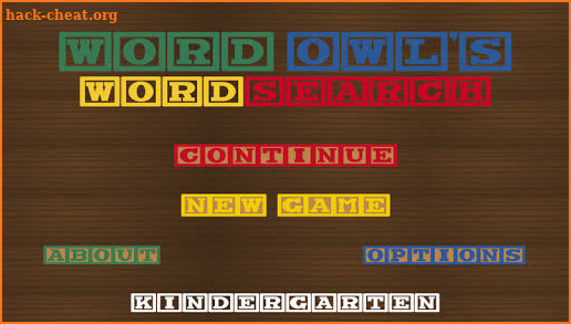Word Owl's Word Search - Kindergarten Sight Words screenshot