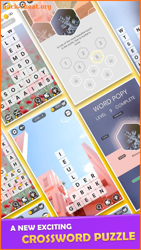 Word Popy - Crossword Puzzle & Search Games screenshot