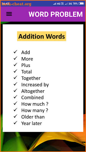 Word Problems ( Complete Concepts with Tricks) screenshot