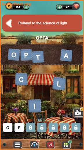 Word Puzzle Cafe screenshot