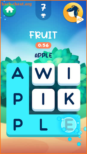 Word Puzzle - One line screenshot