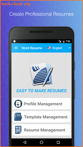 Word Resume screenshot