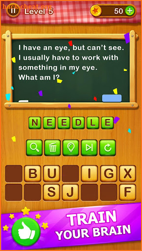 Word Riddles - Free Offline Word Games Brain Test screenshot