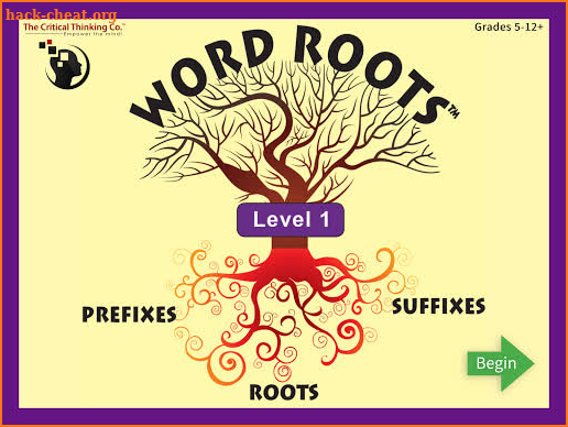 Word Roots Level 1 screenshot