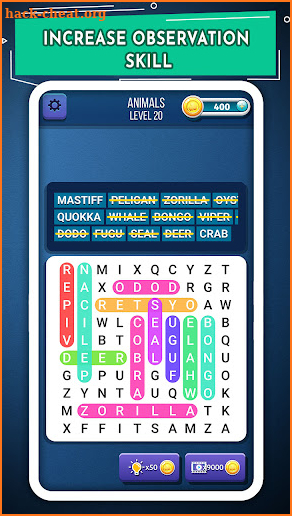 Word Search 2021 - Challenging Game screenshot
