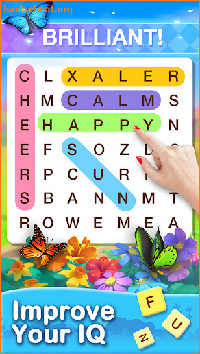 Word Search Butterfly screenshot