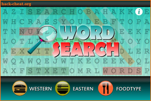 Word Search Food (East/West) screenshot