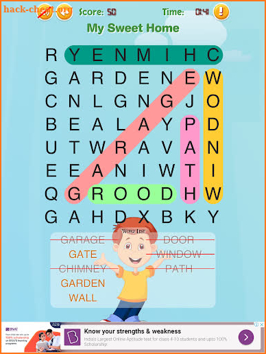 Word Search for Kids screenshot