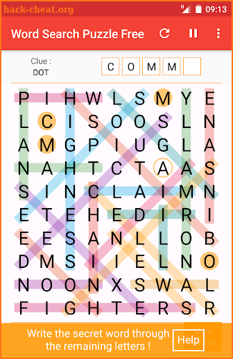 Word Search Free : the amazing word game ! screenshot