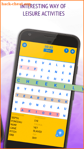 Word search games screenshot