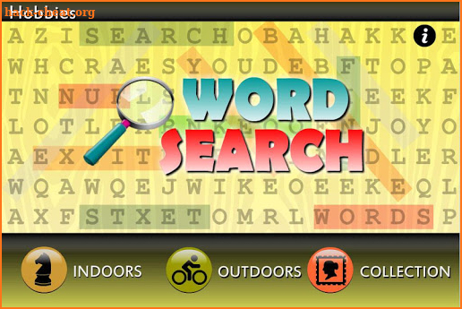 Word Search Hobbies screenshot