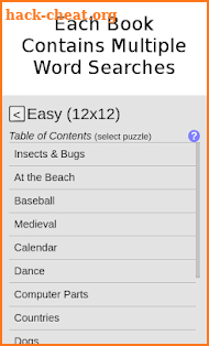 Word Search Library screenshot