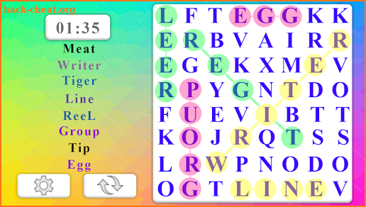 Word Search Puzzle English screenshot
